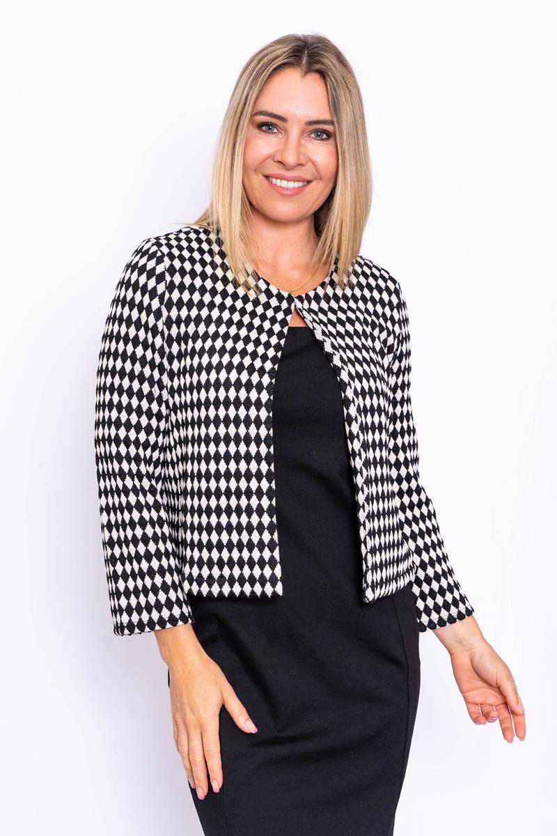 CD 25 Round Neck Jacket Beige Cotton Nylon Acrylic