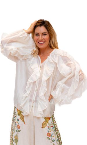 Fleurie - Extravagant Flounced Shirt