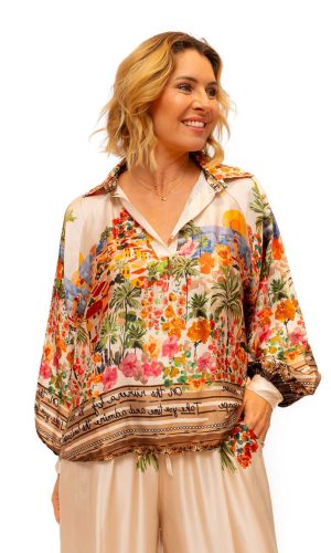 Riviera Silky Top - Multi Colour