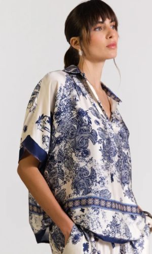 Meridian Silky Shirt - 2 Colours