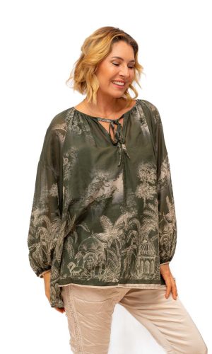 Ceylon- Light Cotton Print shirt - 2 Colours