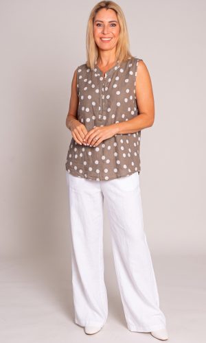 Arrow - White - Straight Leg Stretch Pant  SM  ML