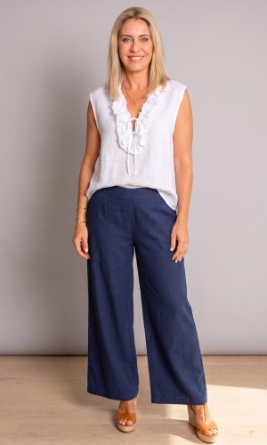 Arrow - French Navy - Straight Leg Stretch Pant  SM  ML